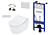 toto washlet rw WHITE TRIM automatic flush complete set